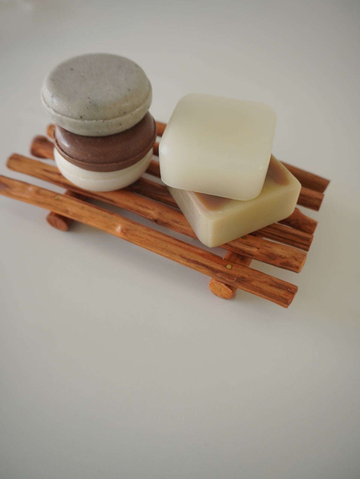Cinnamon Wood Soap Dish