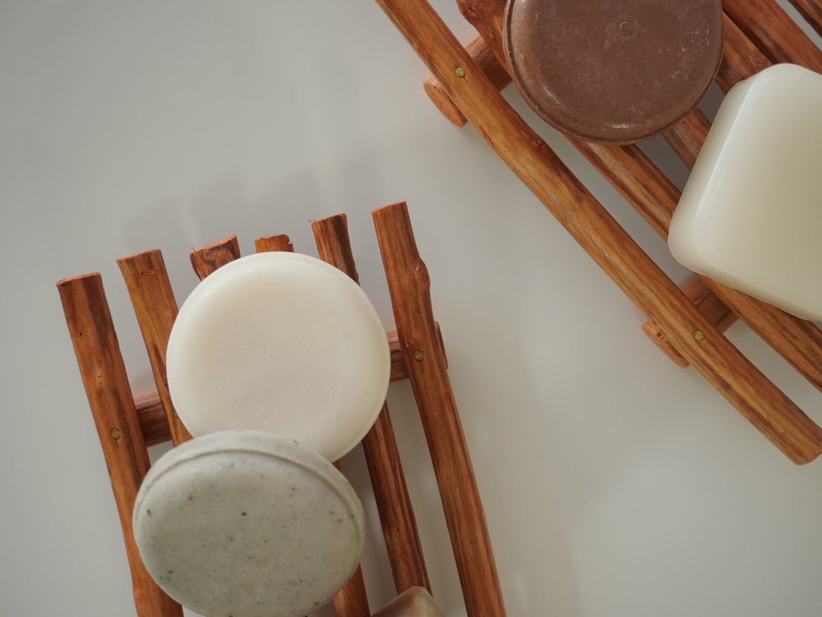 Cinnamon Wood Soap Dish